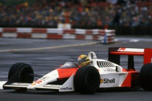 15 of 16 race wins in 1988, with Alain Prost and Ayrton Senna fighting for the championship