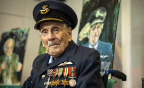 ‘LAST OF THE FEW’ PILOT CELEBRATES 105th BIRTHDAY AT UK EMBASSY