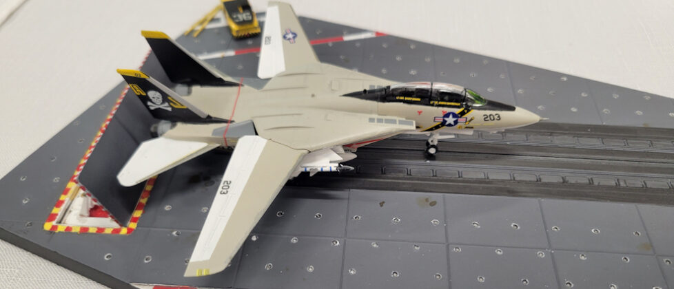 Adrian Montano, F-14 on Flight Deck